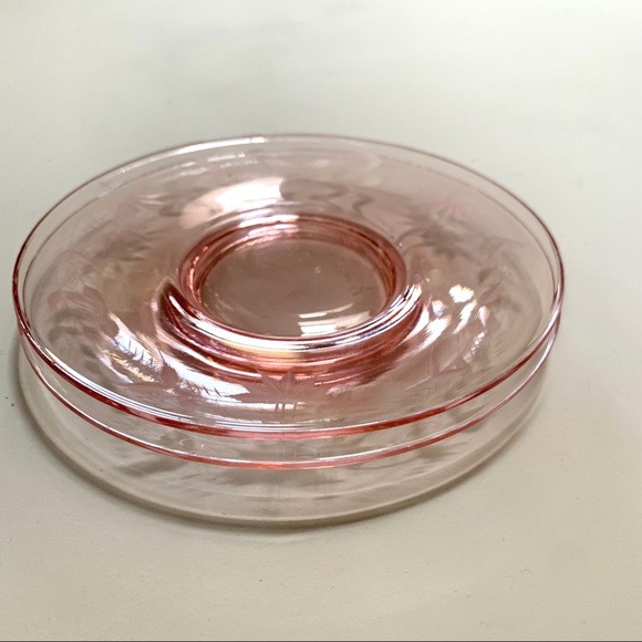 Set of 2 Pink Desert Plates - Picture 3 of 6